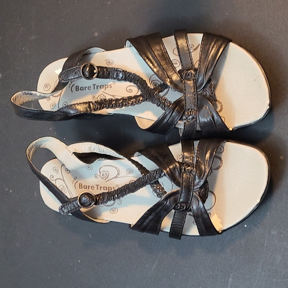 BareTraps Black Jacee Sandals